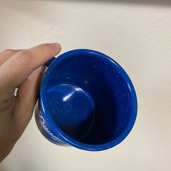 Danner blue enamel camp mug 12oz Tin metal cup - Picture 5 of 5